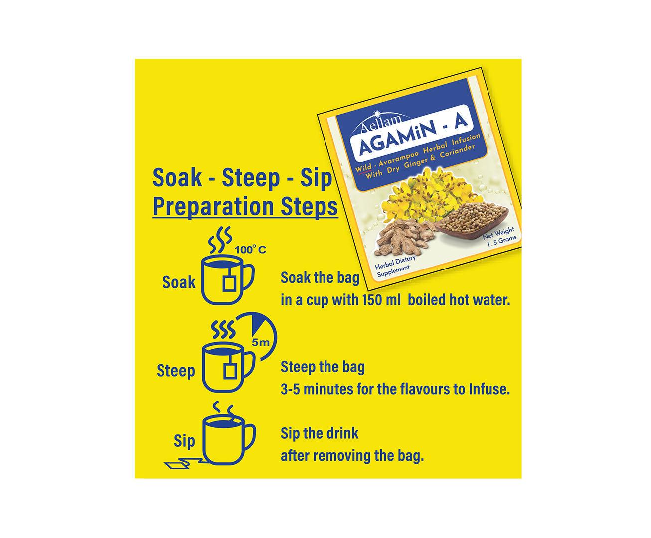 Aellam Agamin-A Herbal Infusion Dip-Tea