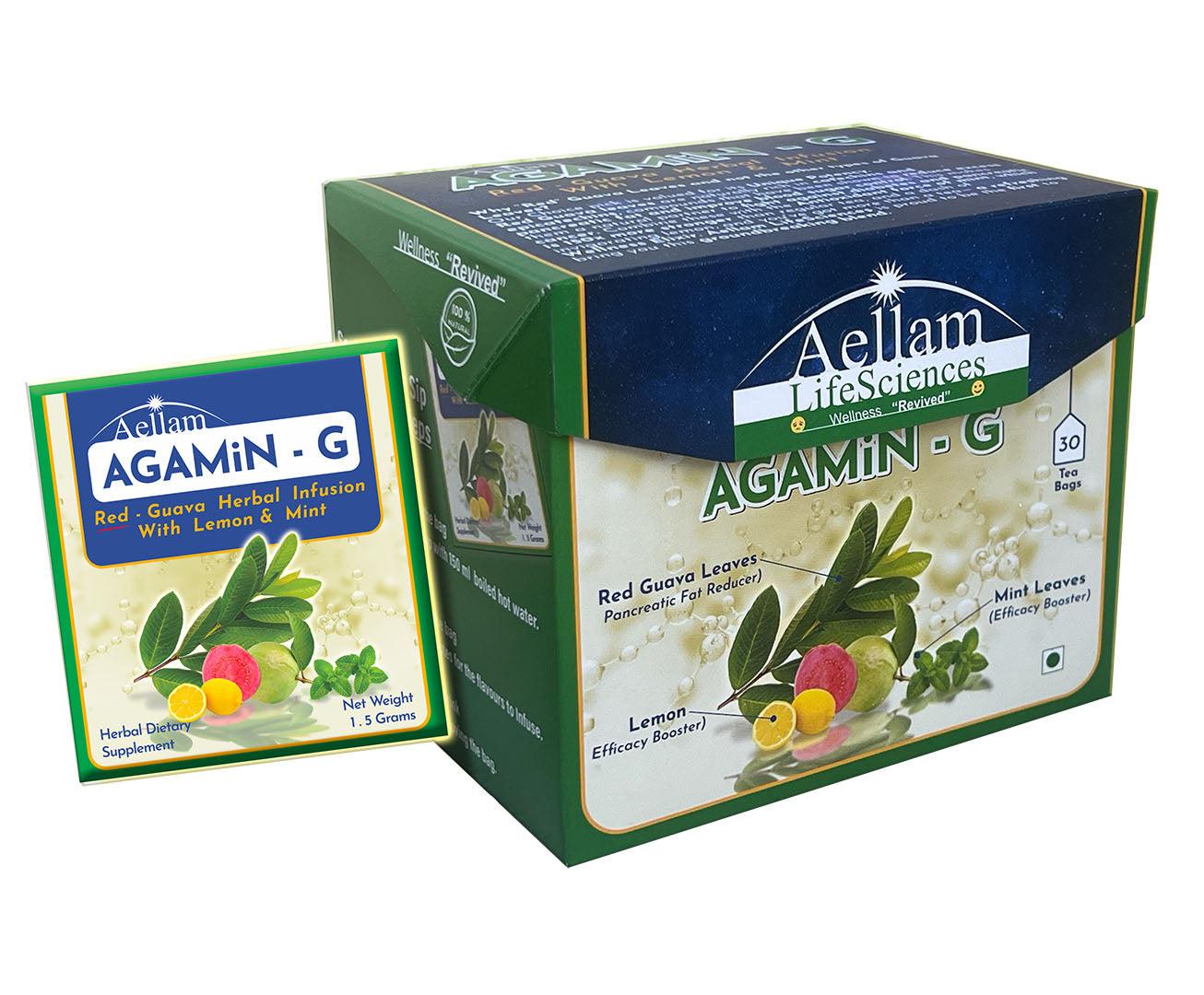 Aellam Agamin-G Herbal Infusion Dip-Tea