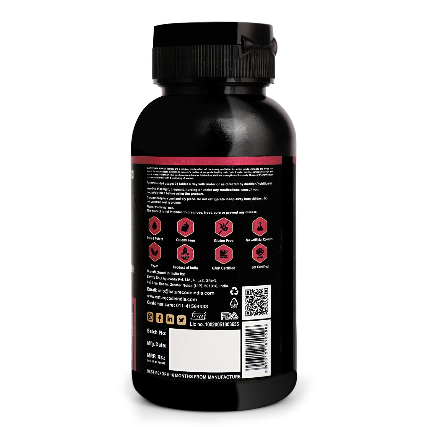 Nature Code Multivitamin Women Tablet - 60 Tablet