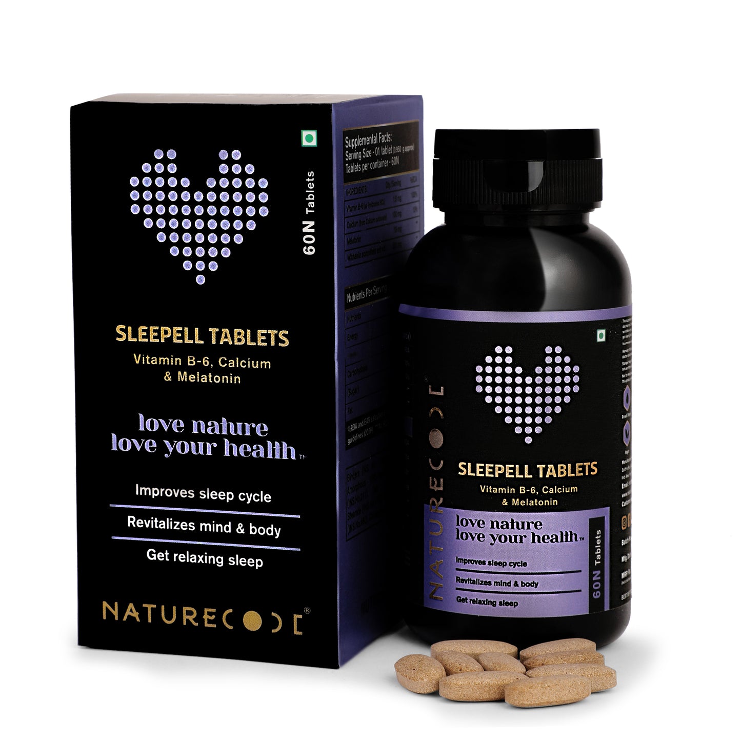 Nature Code Sleepell Tablet - 60 Tablet