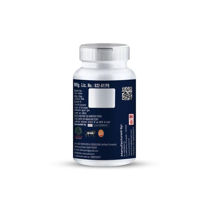 Zenius Cholestro Fit Capsules - Cholesterol Medicine for Cholesterol and Blood Pressure Control - 60 Capsules