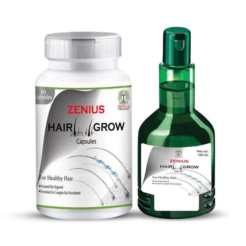 Zenius Hair Grow Kit - Hair Growth Oil for Hair Growth, Improvement, and Treatment