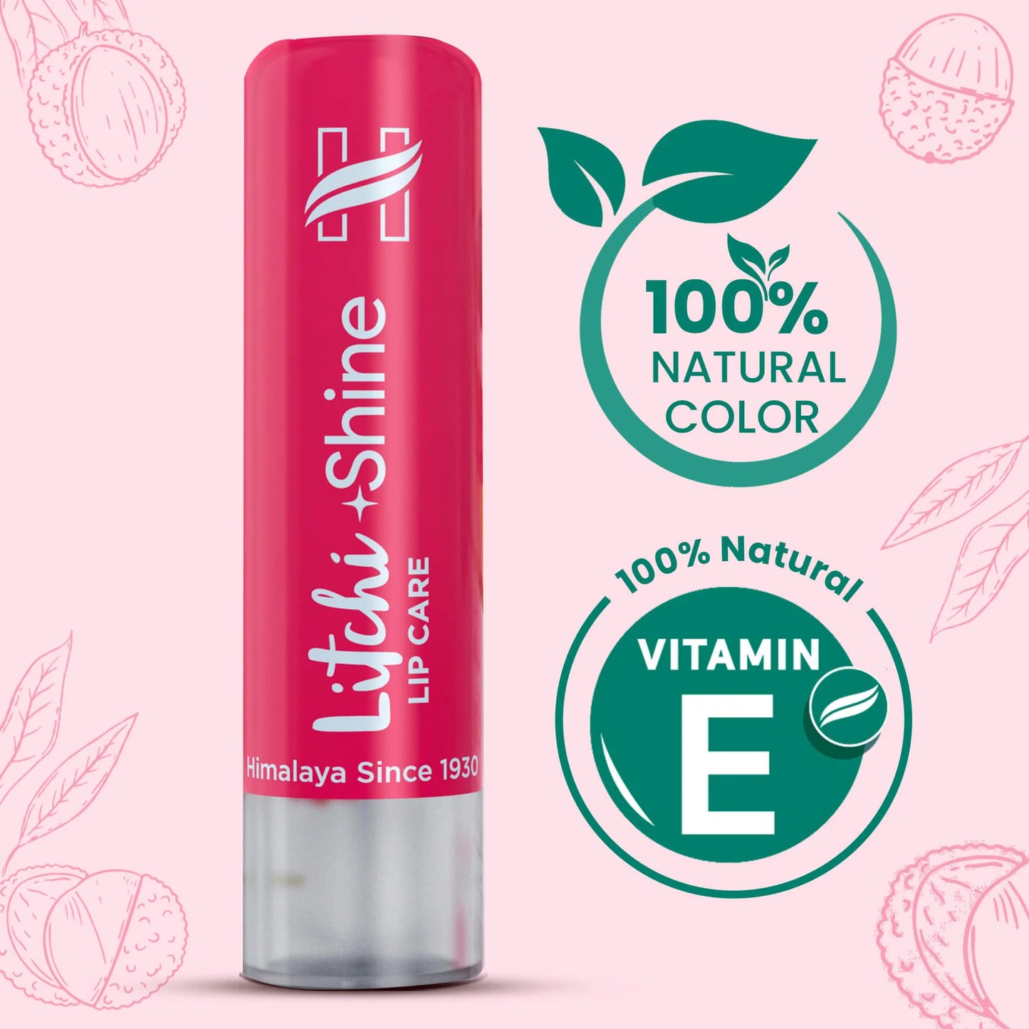 Himalaya Litchi Shine Lip Care, 4.5G ( Natural Color ),