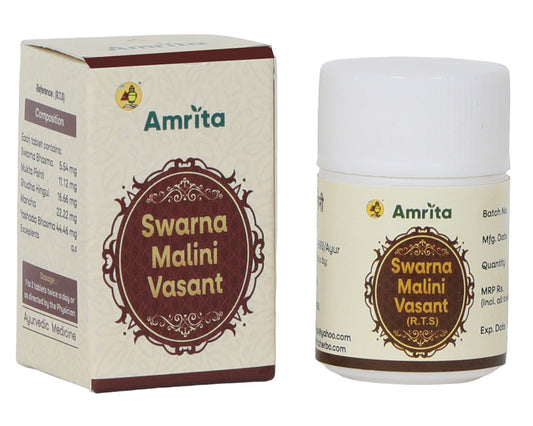 Amrita Swarna Malini Vasant Tablet