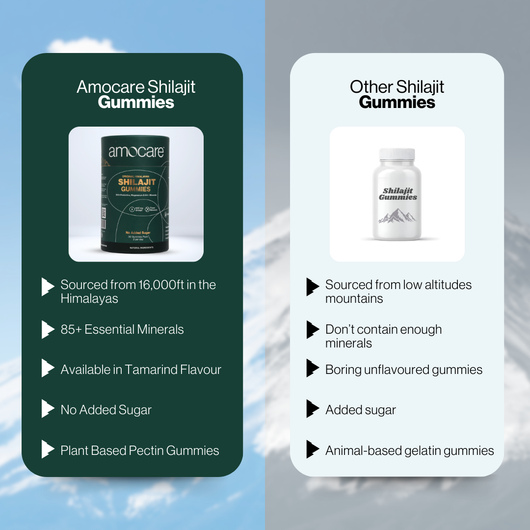 Amocare Shilajit Gummies - 30 Gummies