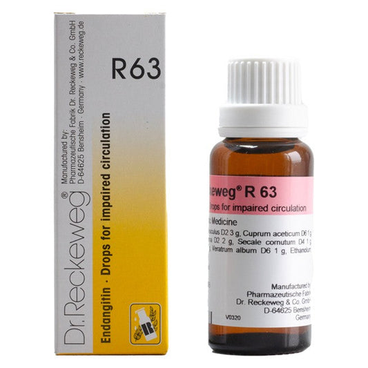 Dr. Reckeweg R63 Impaired Circulation Drop - (22 ml) PACK OF 2