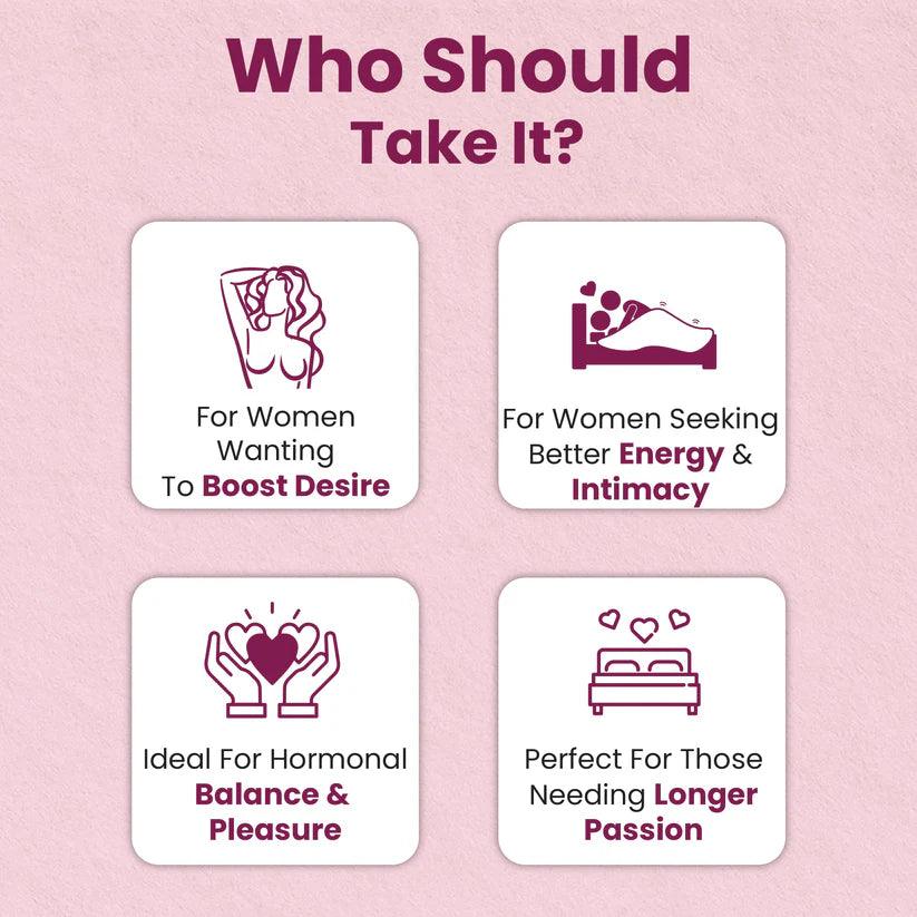 Zeroharm Narie Desire Lift Capsules - 60 Capsules