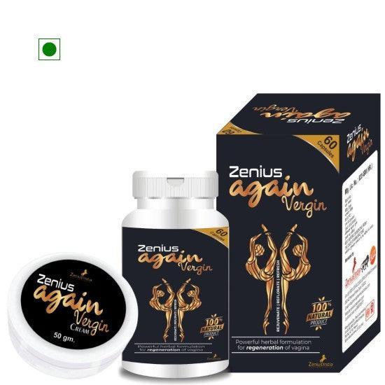 Zenius Again Vergain Kit for Women Sexual Mood Enhance With Vaginal Tightening Cream