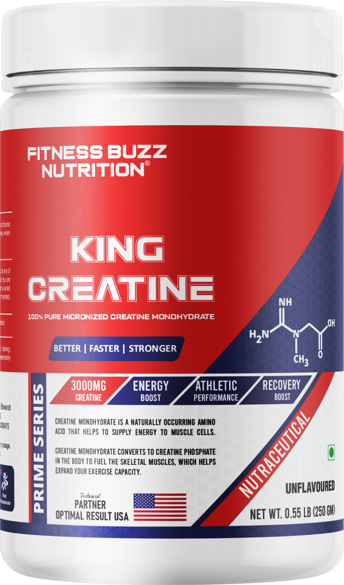 Fitness Buzz Nutrition KIng Creatine Powder