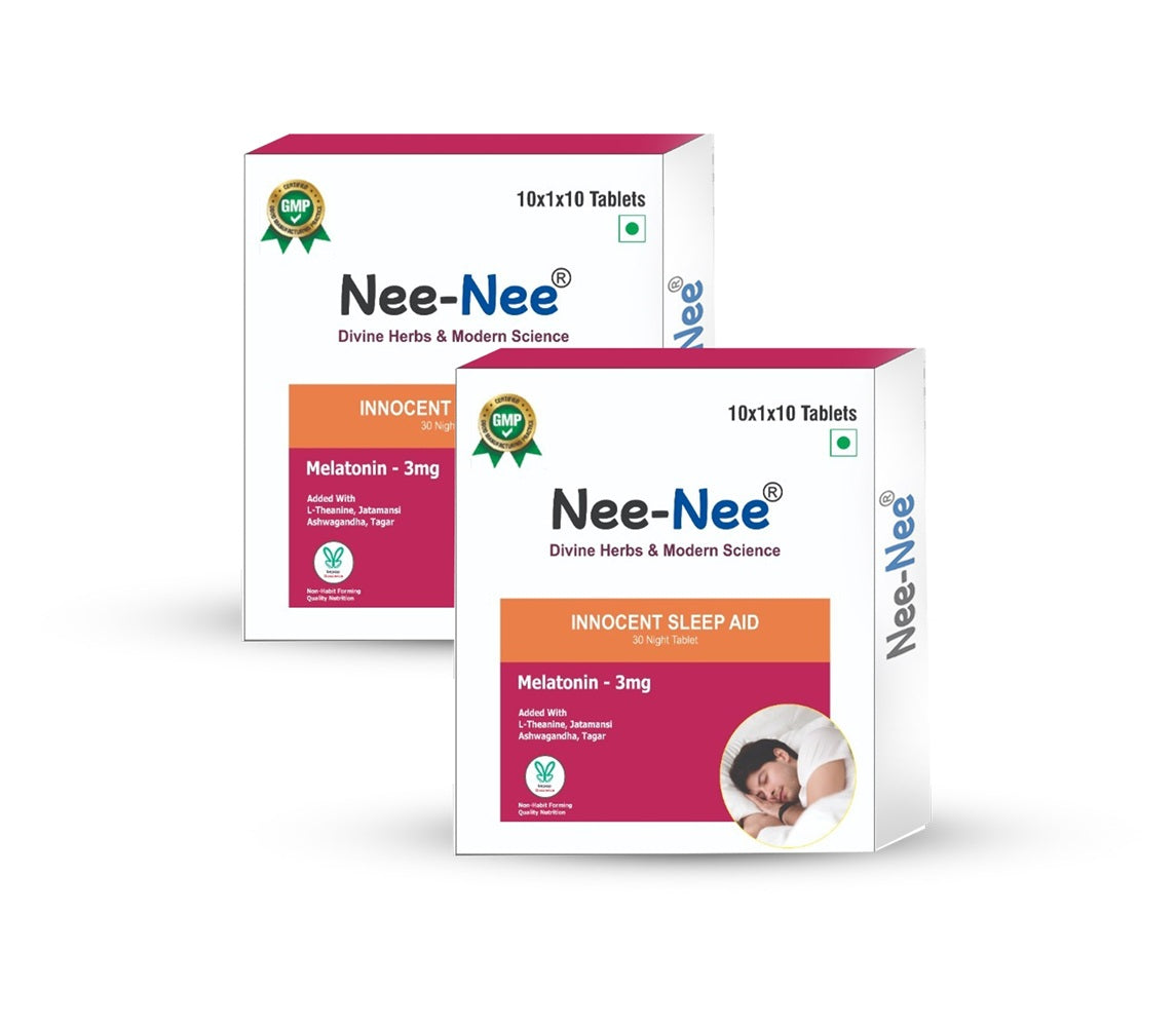Nee-Nee Melatonin 3mg Innocent Sleep Aid 10 Tablets