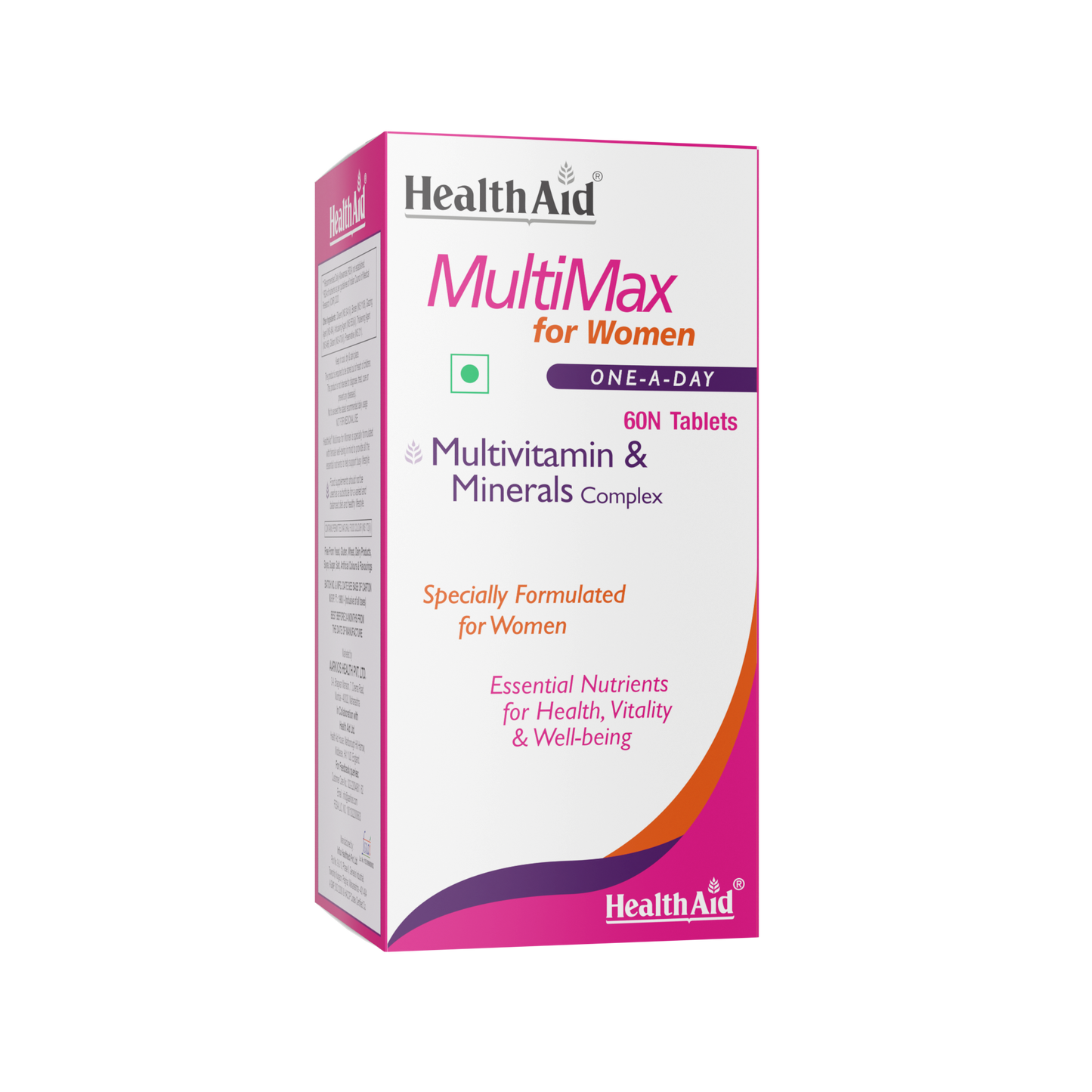 Healthaid Multimax Women Multivitamin & Mineral Complex Tablet - 60 Tablets