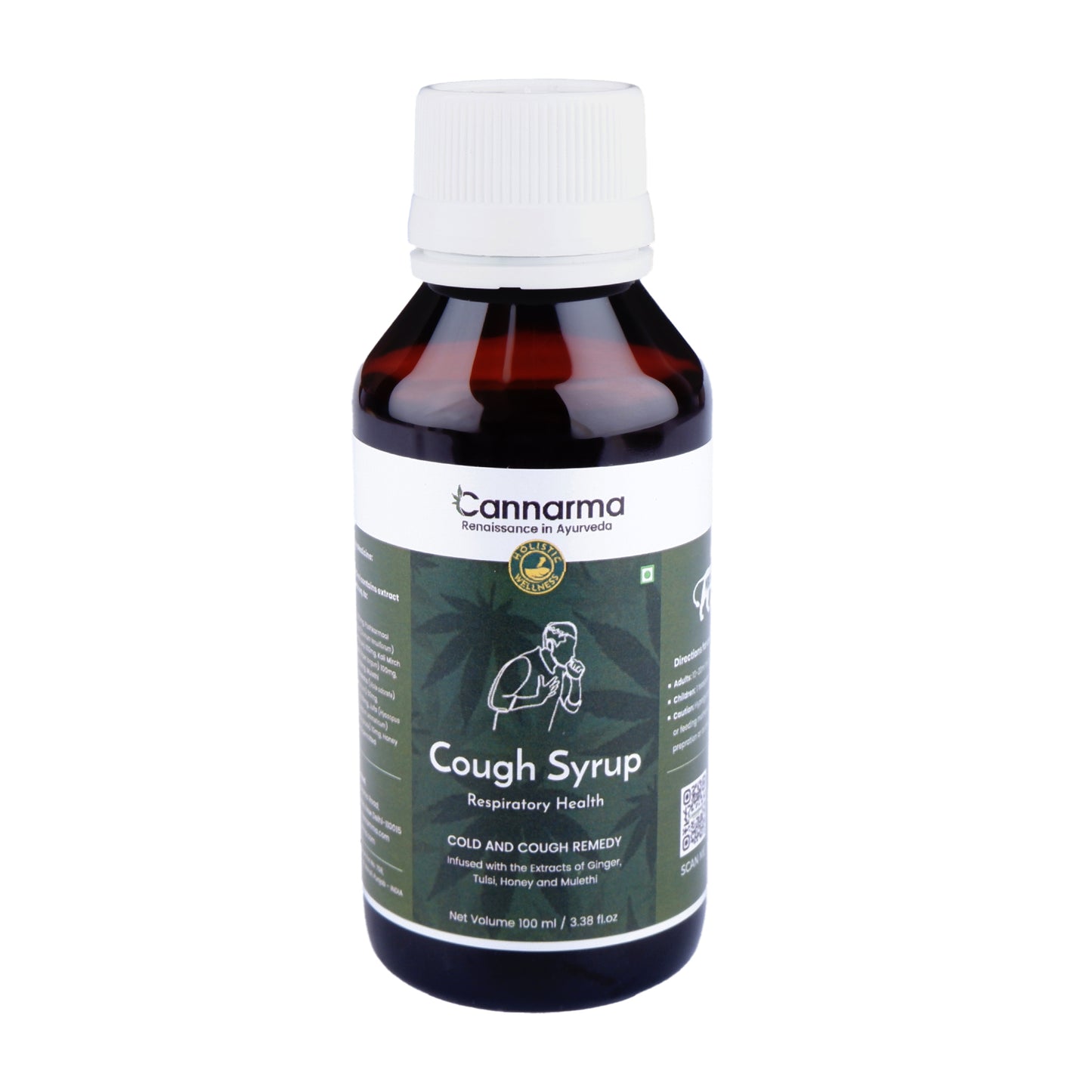 Cannarma Cough Syrup | Provides relief from Cold, Cough, Sore Throat, Congestion and Throat Irritation Syrup