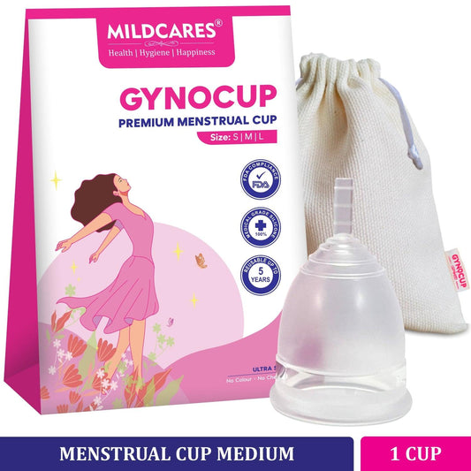 Gynocup White Reusable Menstrual Cup