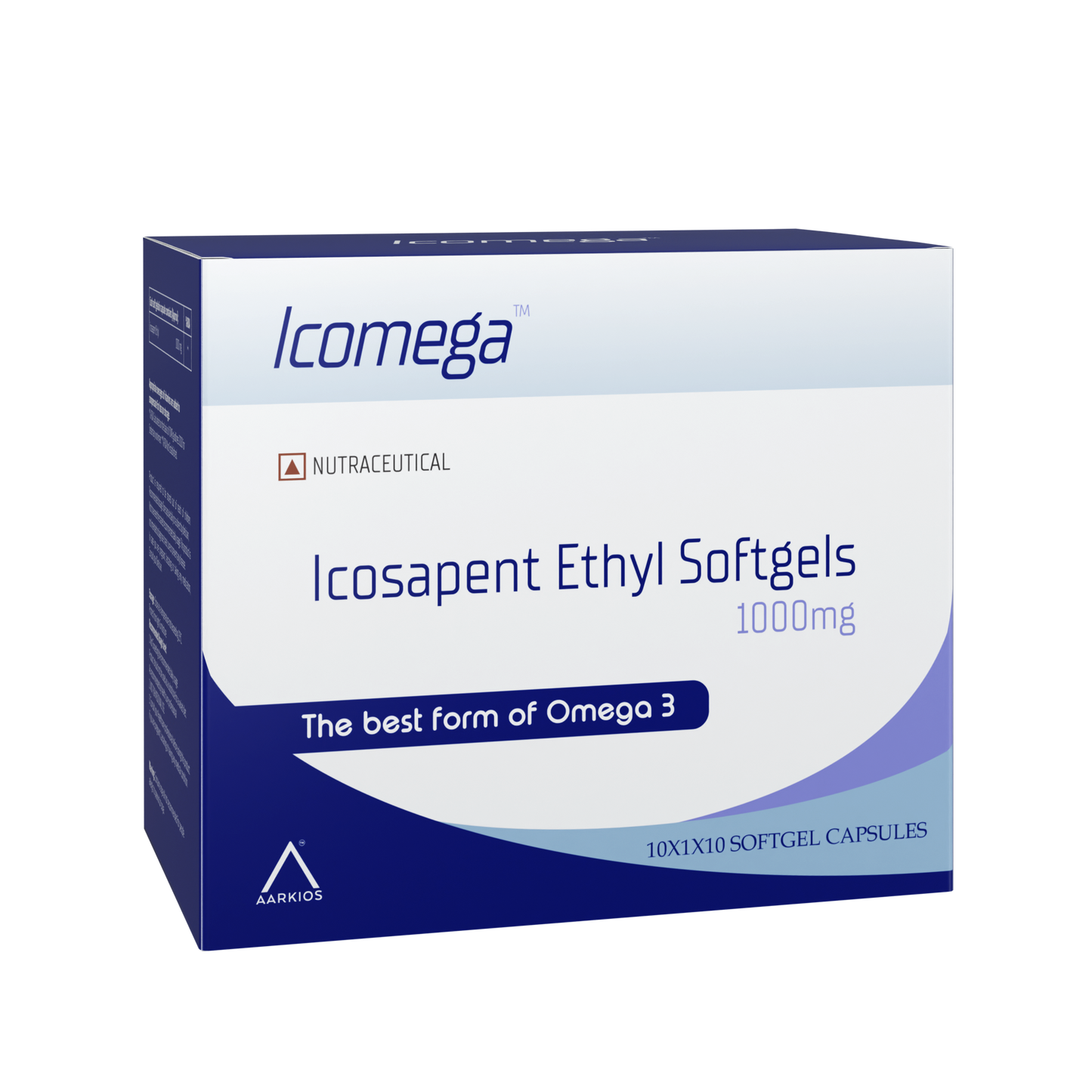 Aarkios Icomega Icosapent Ethyl Softgels 1000mg (10caps)
