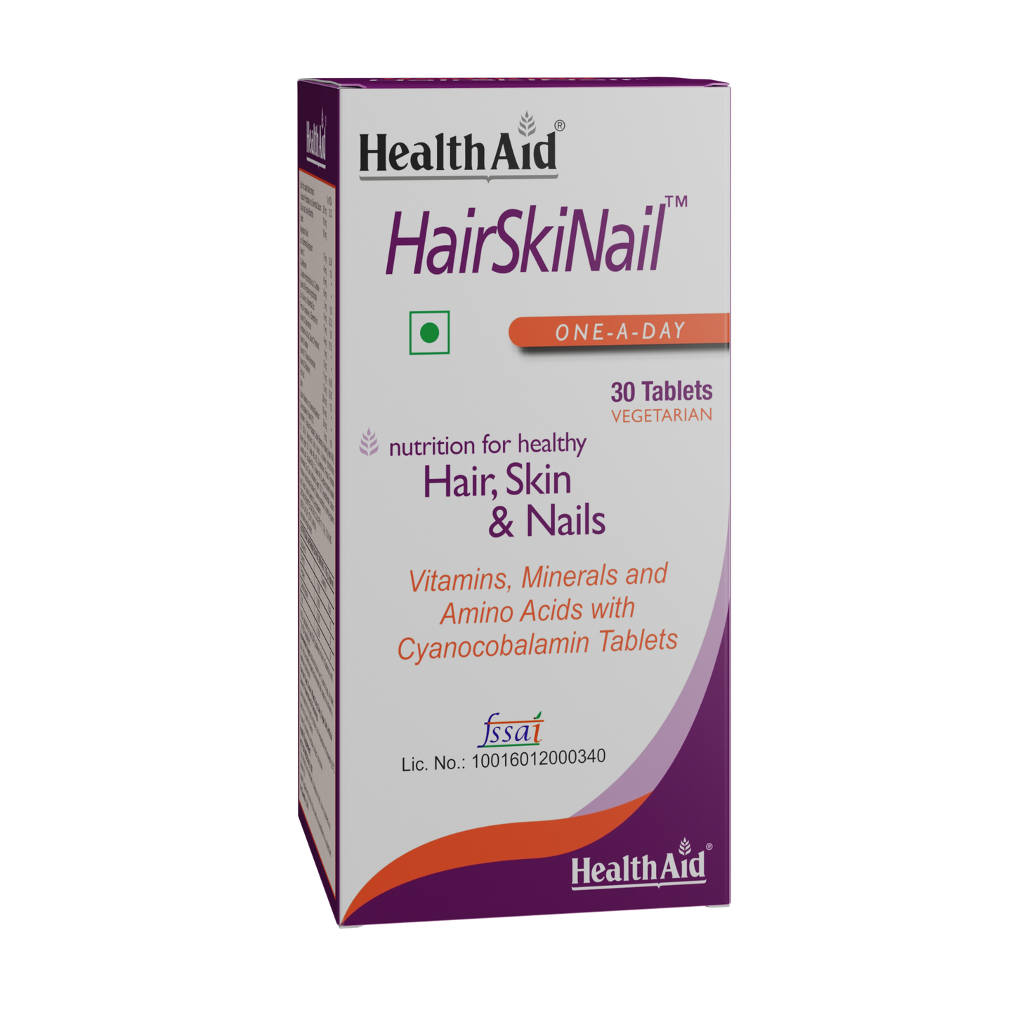 HealthAid Hair Skin and Nail Tablets - 30 Tablets