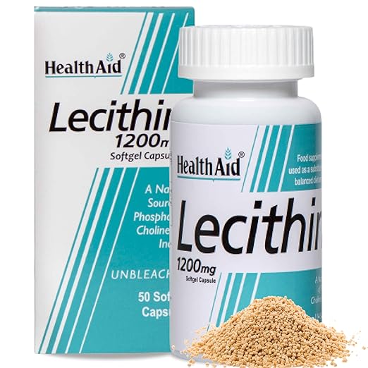 HealthAid Lecithin 1200 mg Soft Gelatin Capsule - 50 Soft Gelatin Capsule