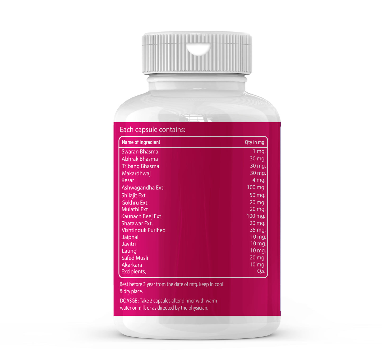 Zenius Rock Strong Capsules(50-70) - 30 Capusles