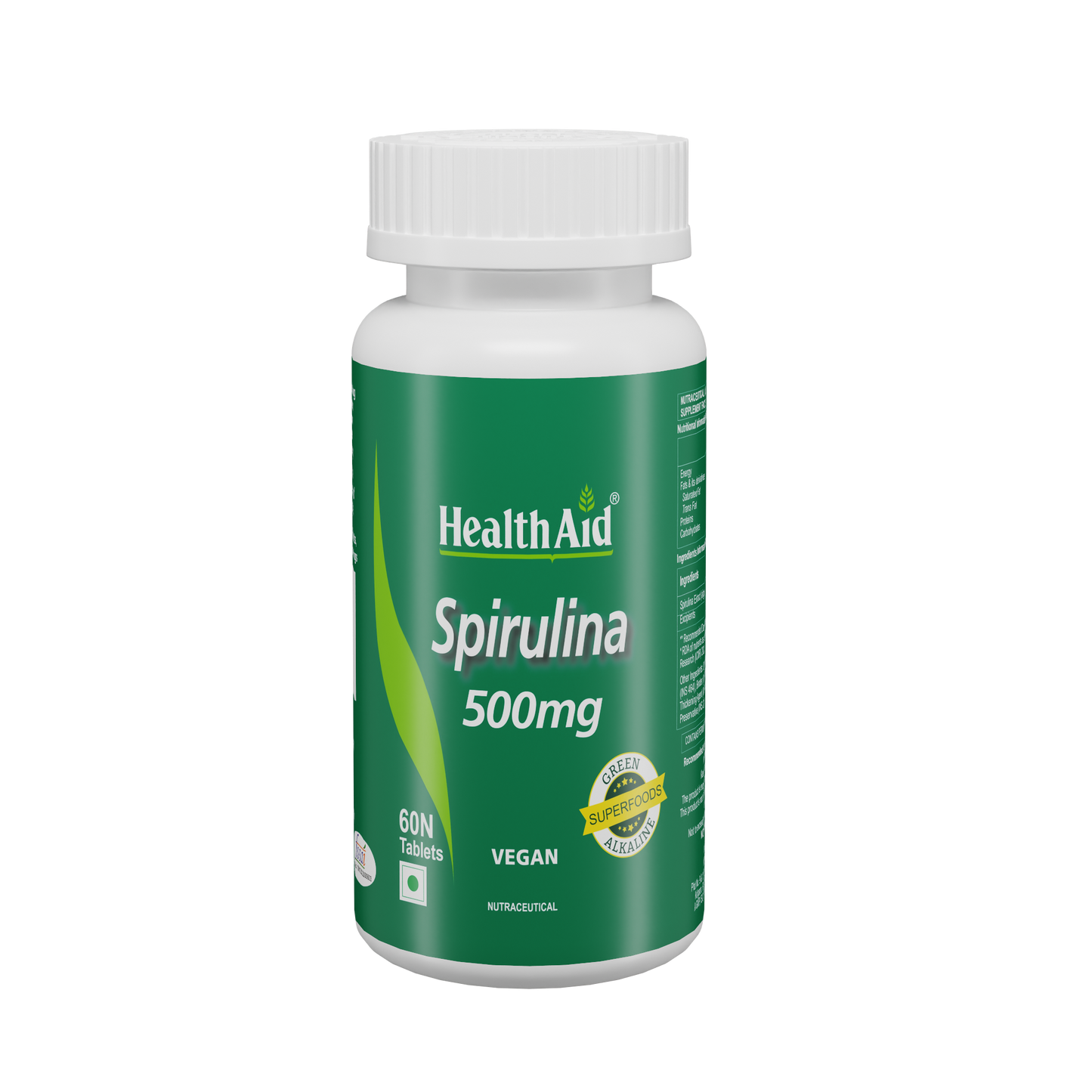 Healthaid Spirulina 500mg Tablet - 60 Tablets