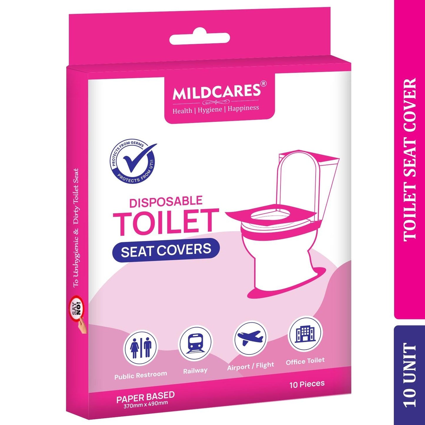 Gynocap Disposable Toilet Seat Covers – 10 Units