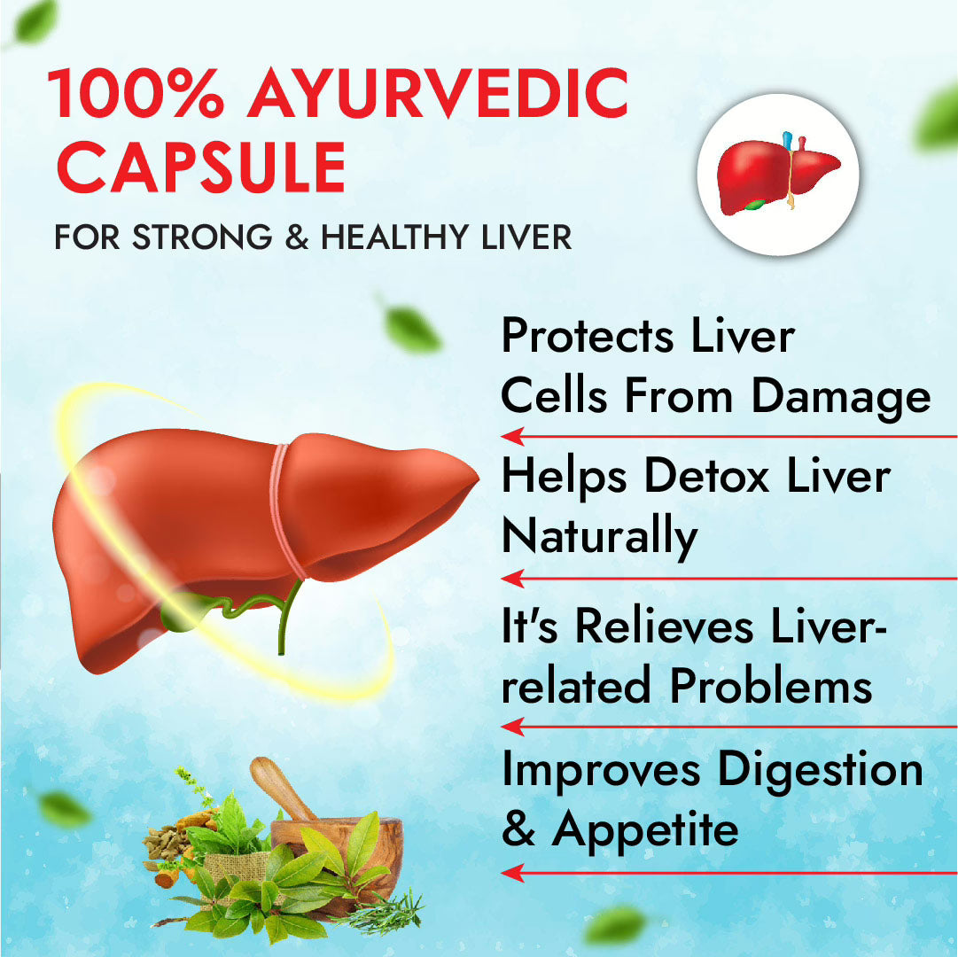 Cipzer Livo Life-DS - 30 Capsules | Herbal Liver Tonic for Fatty Liver, Jaundice & Digestion Support