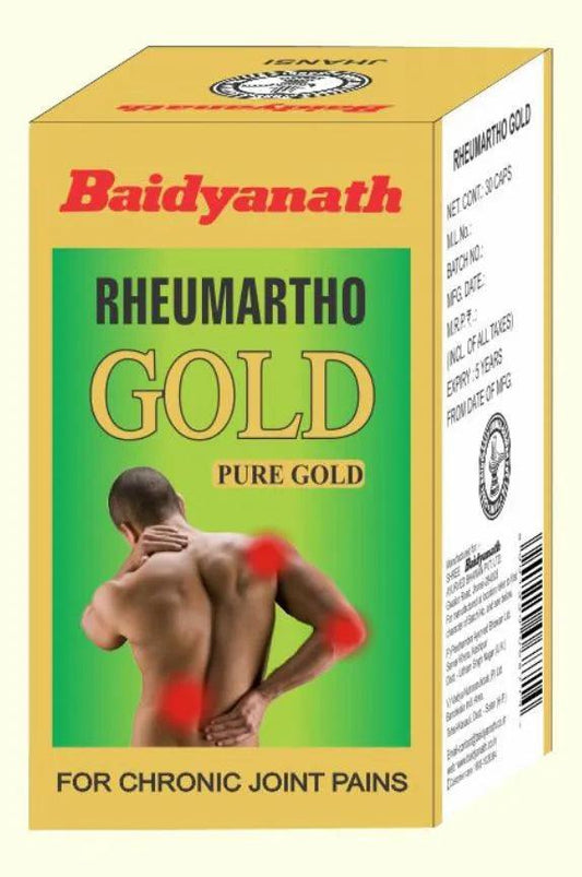 Baidyanath (Jhansi) Rheumartho Gold Pure Gold Capsule - 30Caps