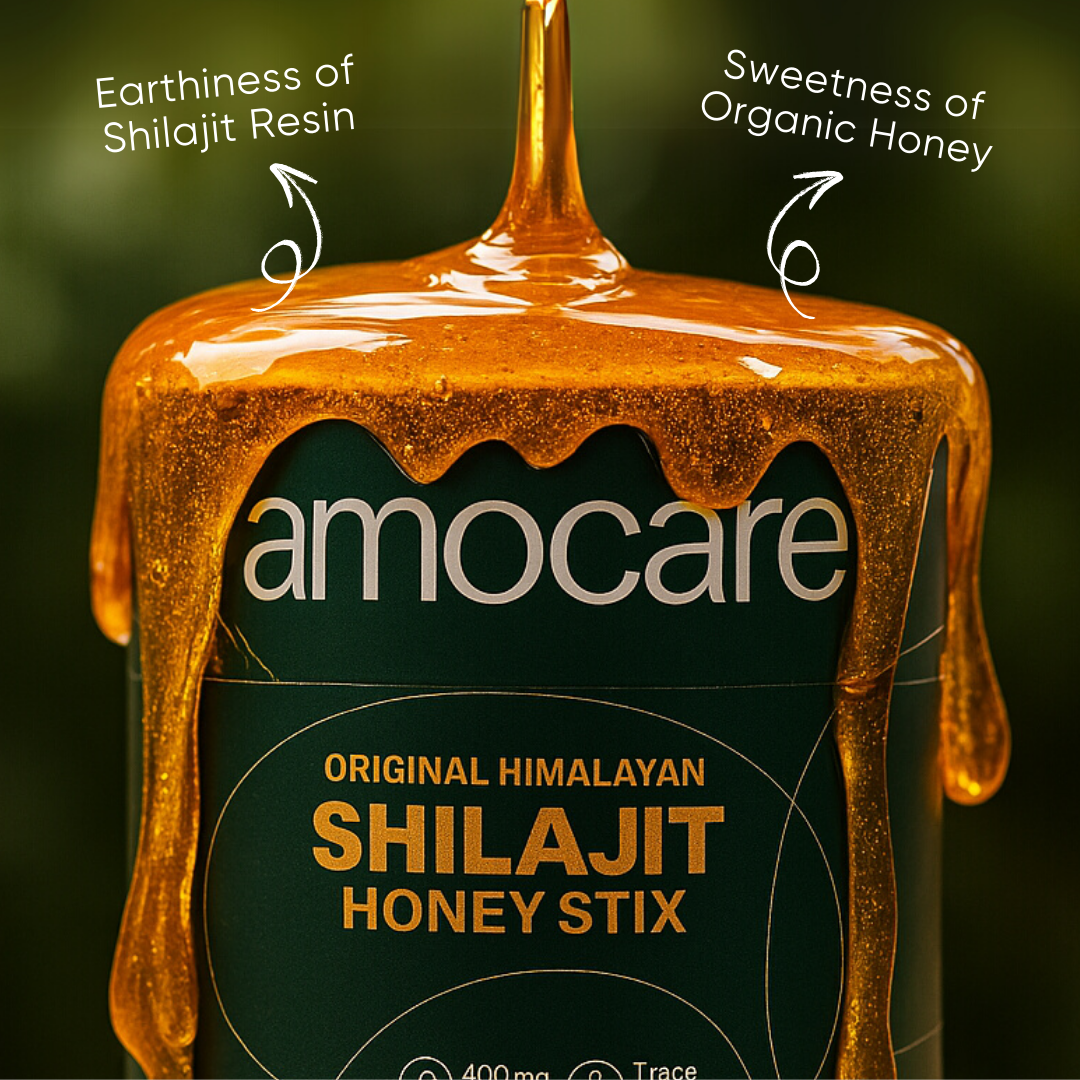 Amocare Shilajit Honey Sticks - 30 Sticks