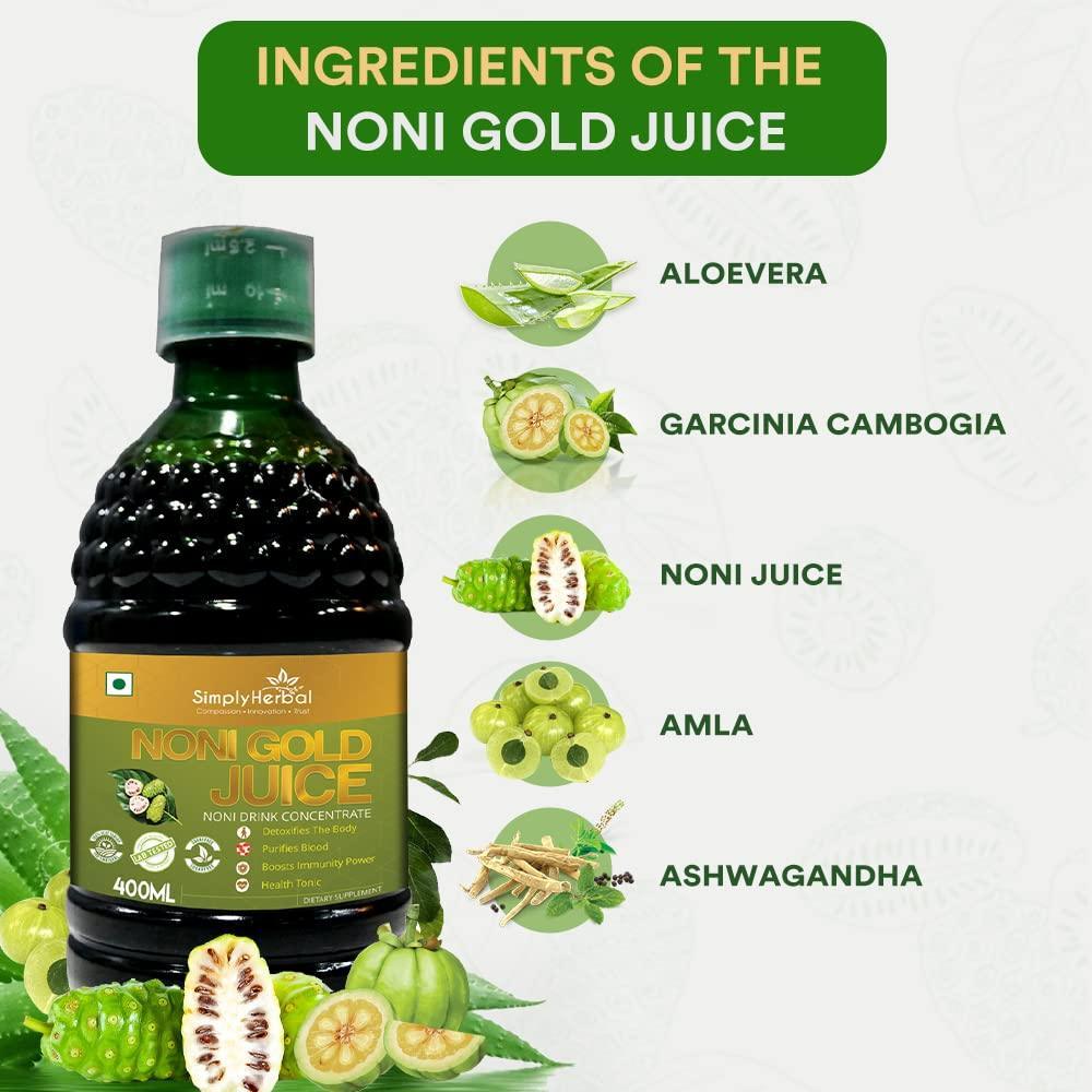 Simply Herbal Noni Gold Juice (400ml Juice)