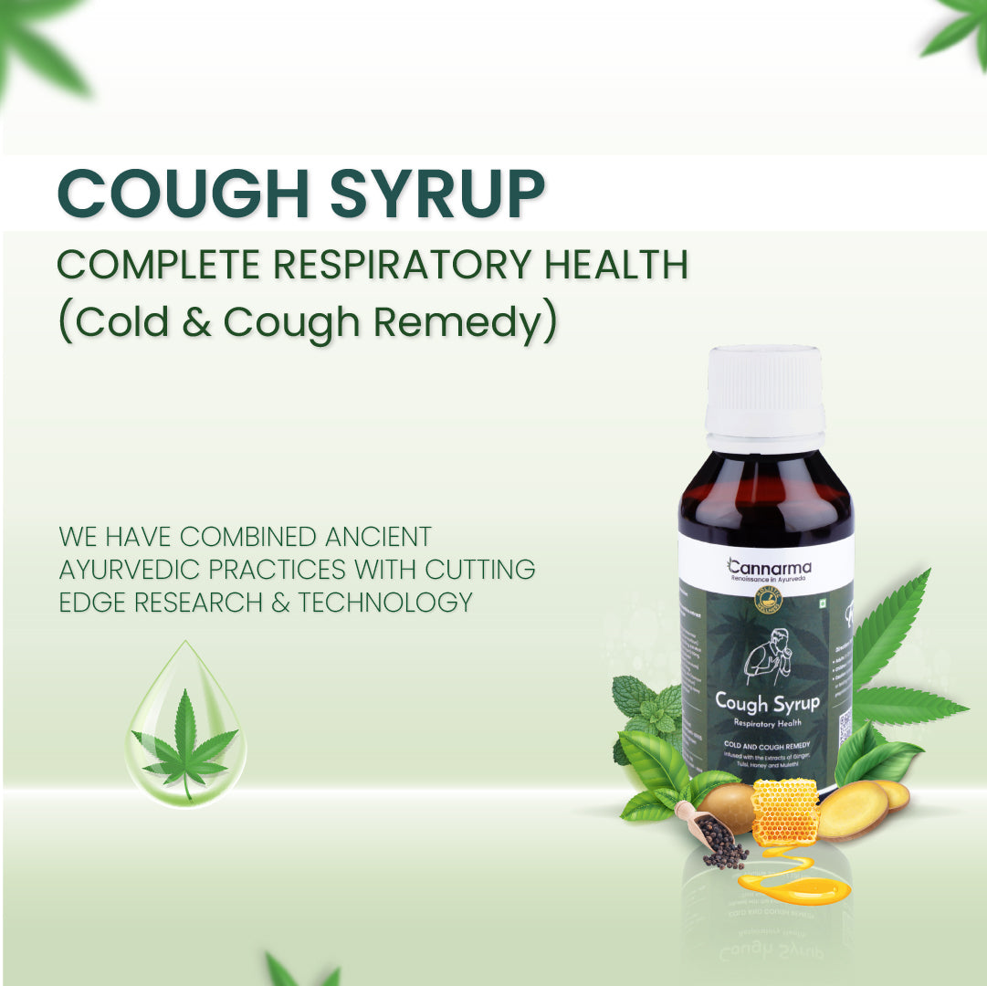 Cannarma Cough Syrup | Provides relief from Cold, Cough, Sore Throat, Congestion and Throat Irritation Syrup