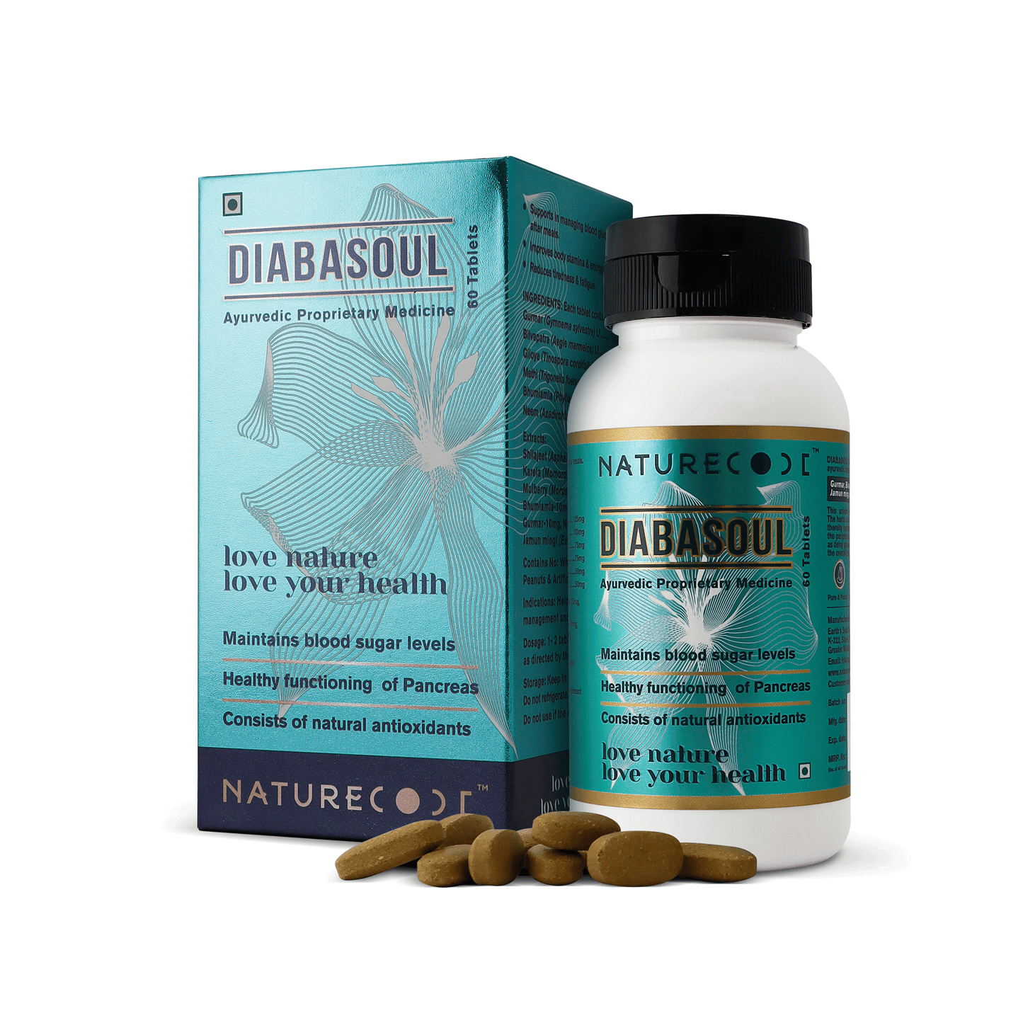 Nature Code Diabasoul Tablet - 60 Tablets