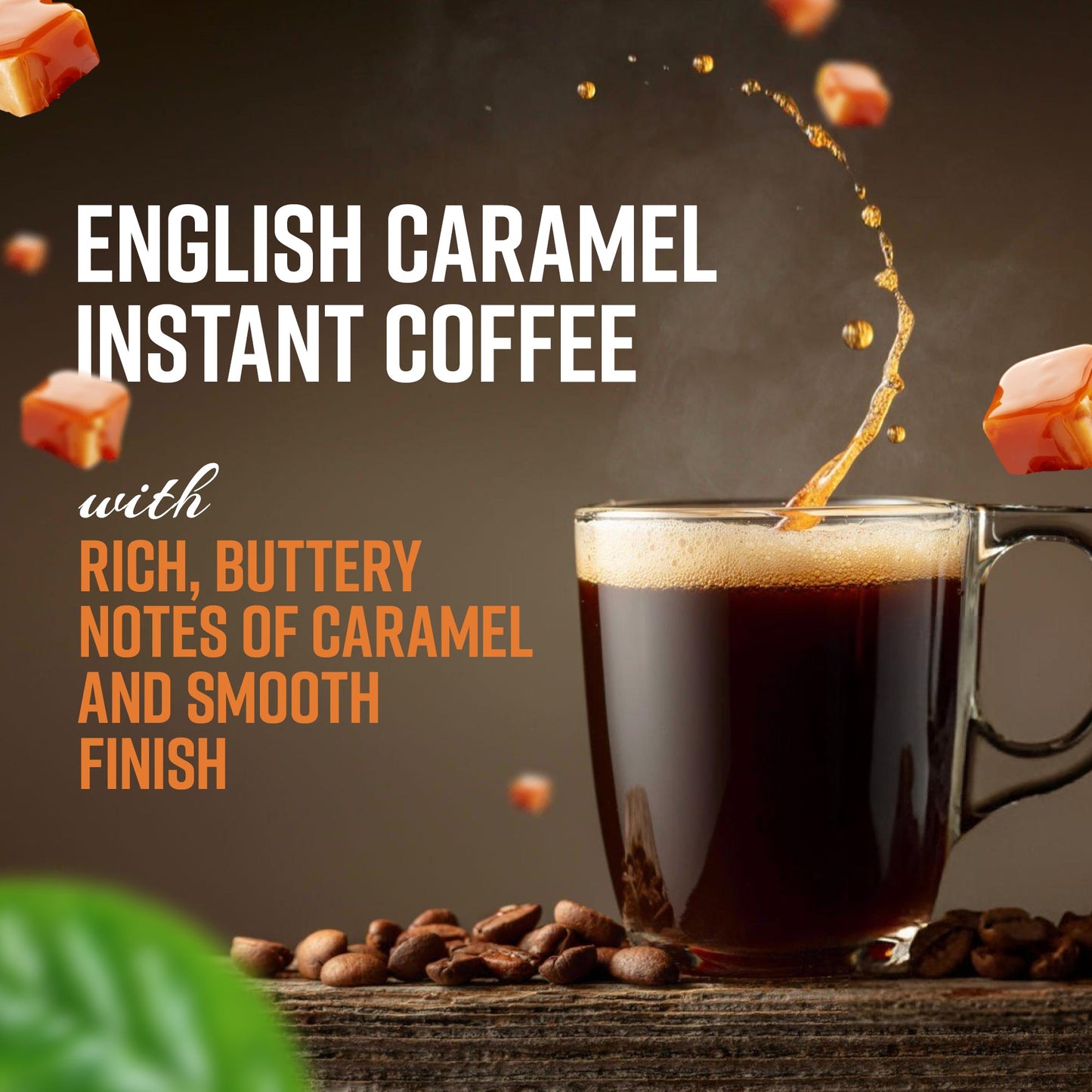 Vanalaya English Caramel Instant Coffee Caramel Flavoured Coffee