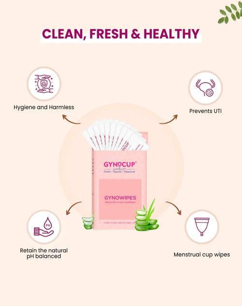 Gynocup Gynowipes Hygiene Wipes For Women : Feel Fresh And Confident
