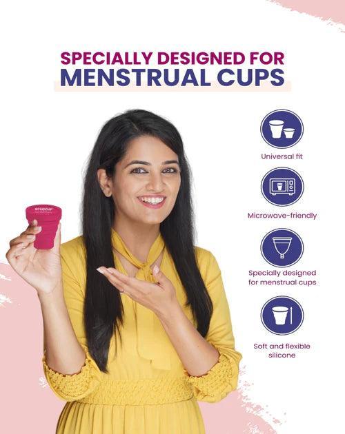 Gynocup Silicone Cup Menstrual Cup Sterilizer for Women