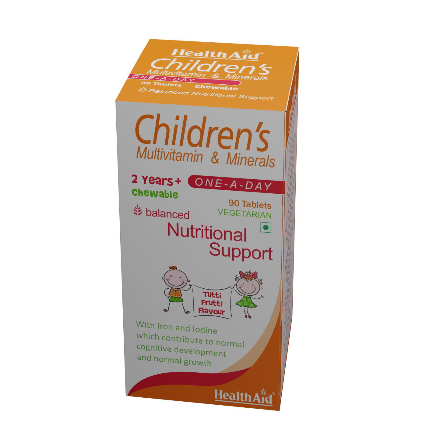 HealthAid Children's Multivitamins & Minerals Chewable Tablet - 90 Chewable Tablet