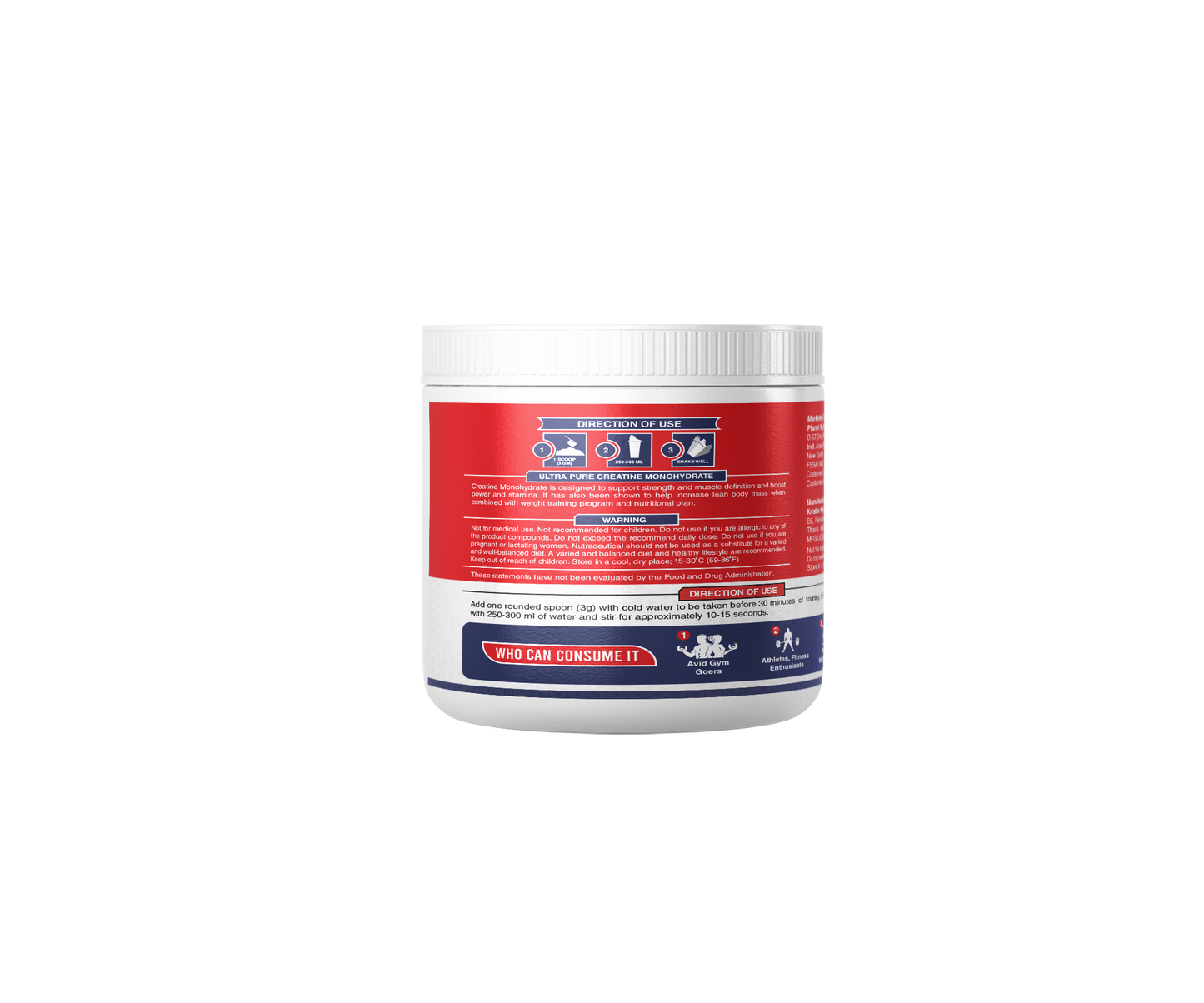 Fitness Buzz Nutrition KIng Creatine Powder