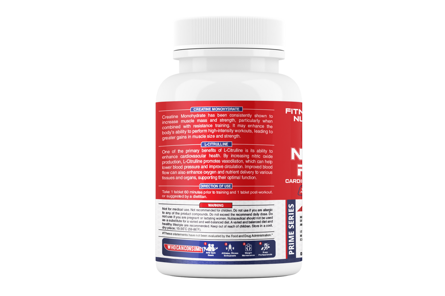 FB Nutrition NO2 Nitrex Pump - 60 Tablets
