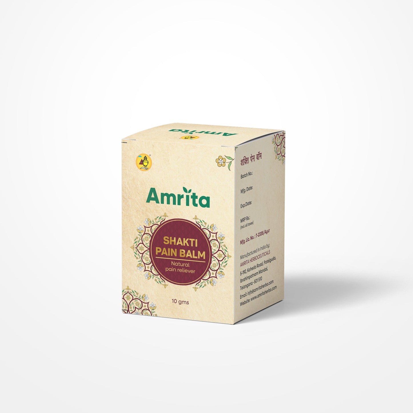 Amrita Shakti Pain Balm (10gm Each) - Pack of 3