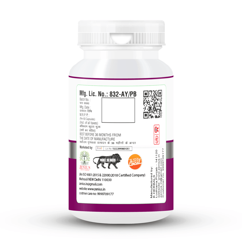 Zenius Multi-Vitamin Tablets - Complete Daily Nutritional Support for Energy, Immunity, and Overall Health - 60 Tablets