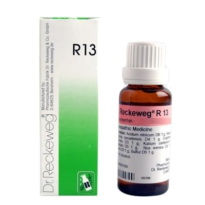 Dr. Reckeweg R13 Hemorrhoidal Drop - 22ml (Pack of 2)