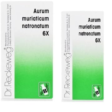 Dr. Reckeweg Aurum Mur Natronatum Trituration Tablet 6X - 20gm (Pack of 2)