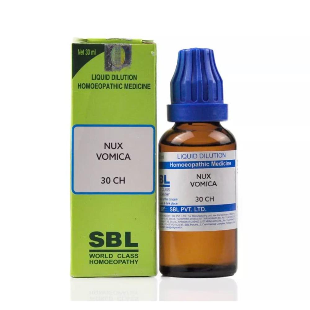 SBL Nux Vomica Dilution - 30CH - 30ml - Pack of 2