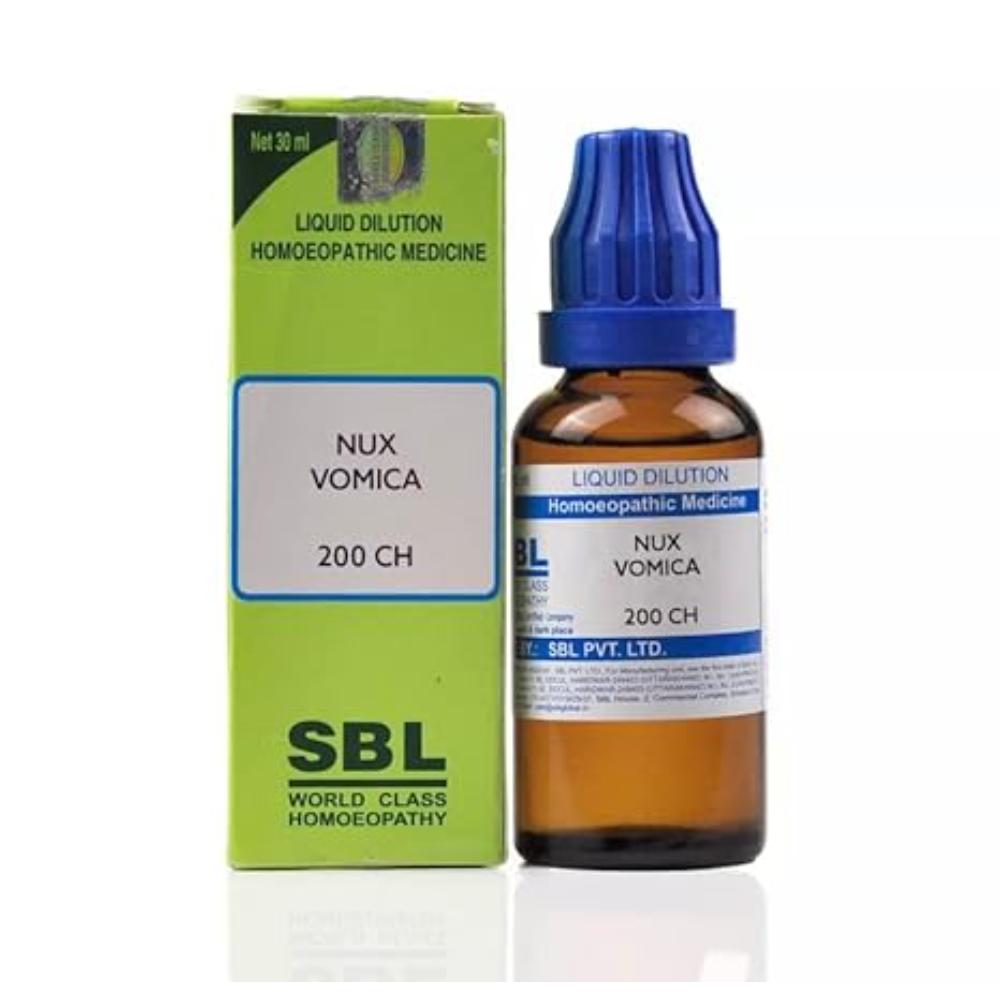 SBL Nux Vomica Dilution 200 CH - 30ml - Pack of 2