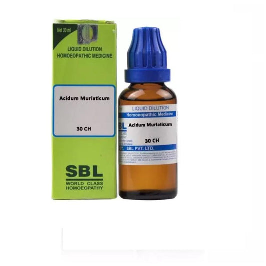 SBL Acidum Muriaticum Dilution 30 CH - 30ml - Pack of 2