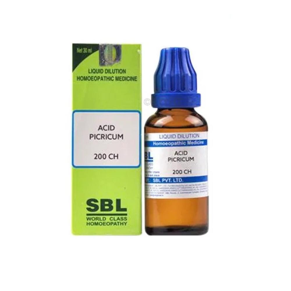 SBL Acid Picricum Dilution 200 CH - 30ml - Pack of 3