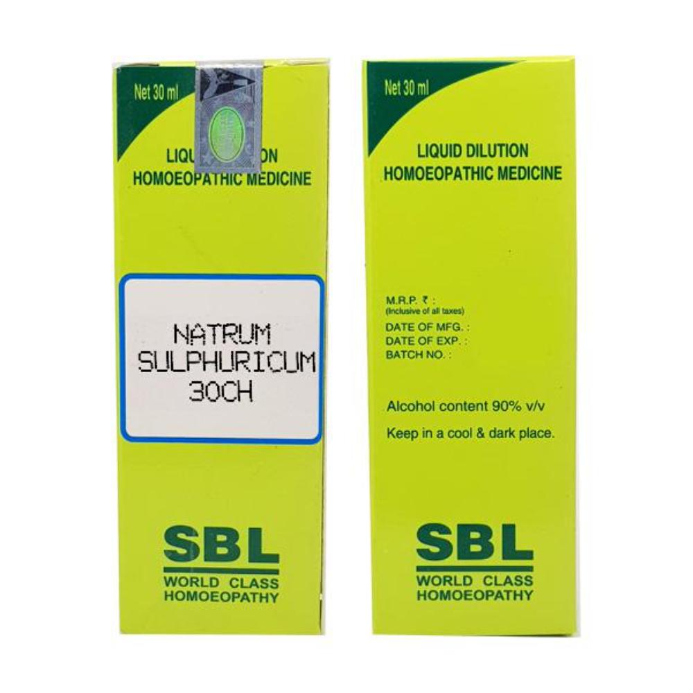 SBL Natrum Sulphuricum Dilution 30 CH - 30ml - Pack of 2