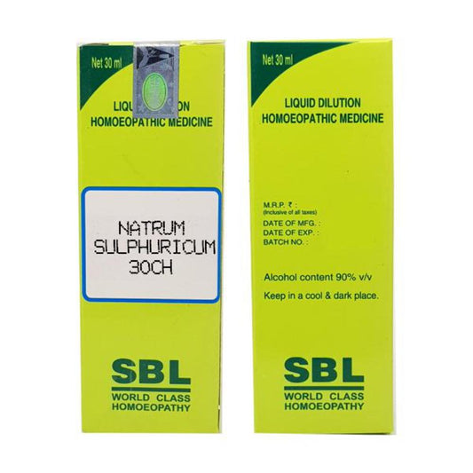 SBL Natrum Sulphuricum Dilution 30 CH - 30ml - Pack of 2