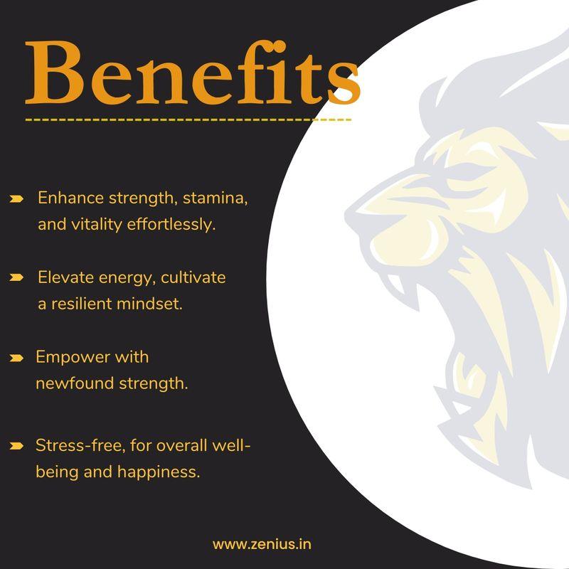 Zenius Gold Plus Capsules - Sex Capsules for Sexual Health, Stamina, and Energy Boosting - 60 Capsules-