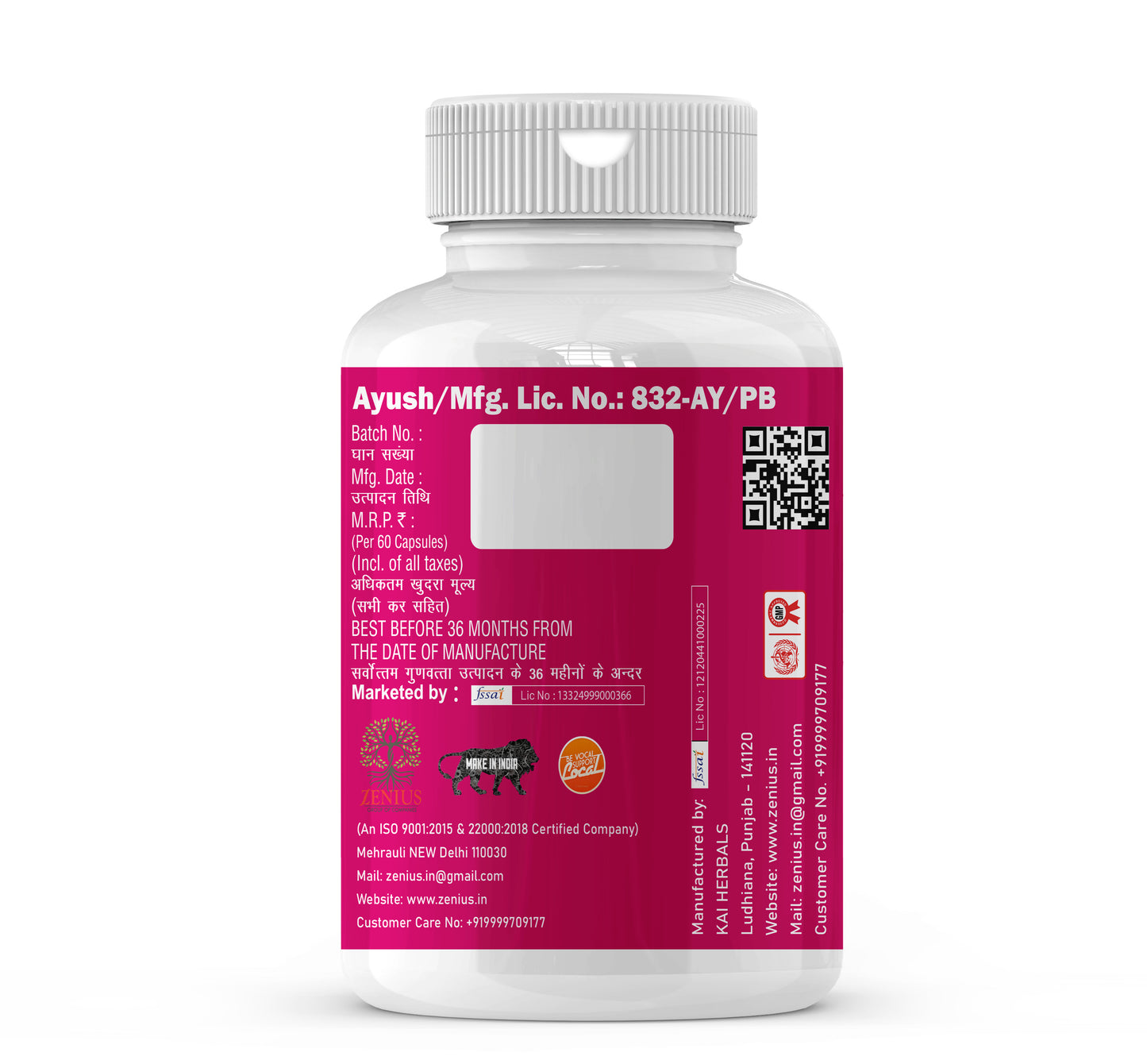 Zenius Rock Strong Capsules(50-70) - 30 Capusles