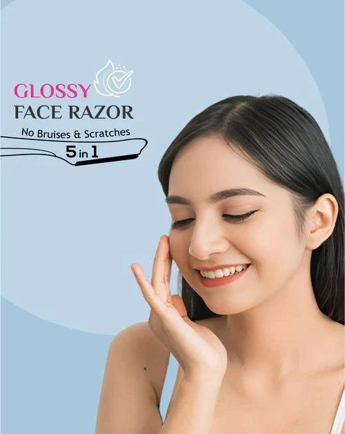 GynoCup Women Glossy Face Razor (Set-3)