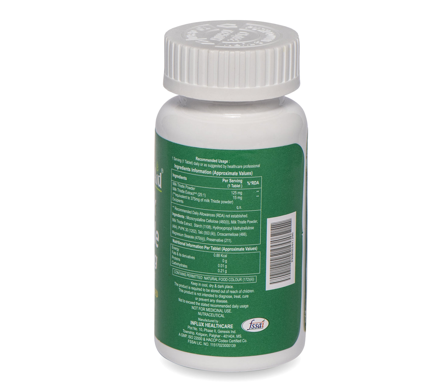 HealthAid Milk Thistle 500mg Tablets - 60 Tablets