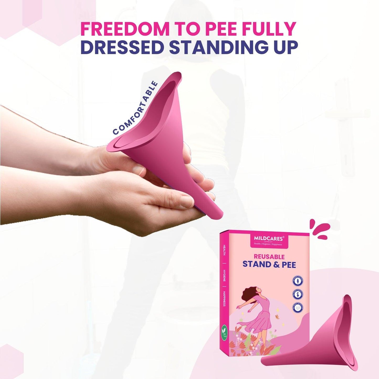 Gynocup Reusable Stand and Pee Women’s Urinator